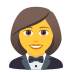 🤵‍♀️ woman in tuxedo display on JoyPixels